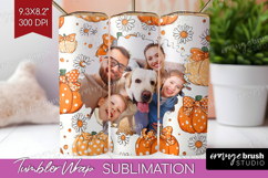Pumpkun Photo Tumbler PNG - Fall Picture Tumbler Wrap Product Image 1