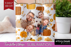 Pumpkun Photo Tumbler PNG - Fall Picture Tumbler Wrap Product Image 1