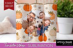 Pumpkun Photo Tumbler PNG - Fall Picture Tumbler Wrap Product Image 1