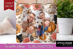 Pumpkun Photo Tumbler PNG - Fall Picture Tumbler Wrap Product Image 1