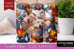 Gem Texture Photo Tumbler PNG - Gemstone Picture Tumbler Product Image 1