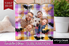 Halloween Photo Tumbler PNG - Spooky Picture Tumbler Wrap Product Image 1