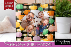 Halloween Photo Tumbler PNG - Spooky Picture Tumbler Wrap Product Image 1
