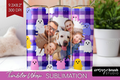Halloween Photo Tumbler PNG - Spooky Picture Tumbler Wrap Product Image 1