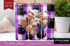 Halloween Photo Tumbler PNG - Spooky Picture Tumbler Wrap Product Image 1