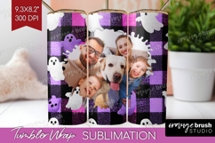 Halloween Photo Tumbler PNG - Spooky Picture Tumbler Wrap Product Image 1