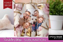Rose Photo Tumbler PNG - Floral Picture Tumbler Wrap Product Image 1