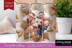 Rose Photo Tumbler PNG - Floral Picture Tumbler Wrap Product Image 1