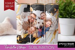 Rose Photo Tumbler PNG - Floral Picture Tumbler Wrap Product Image 1
