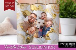 Rose Photo Tumbler PNG - Floral Picture Tumbler Wrap Product Image 1