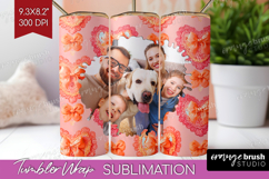 Heart Pattern Photo Tumbler PNG - Valentines Day Picture Product Image 1
