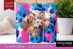 Leopard Print Photo Tumbler PNG - Animal Pattern Picture Product Image 1