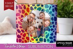 Leopard Print Photo Tumbler PNG - Animal Pattern Picture Product Image 1
