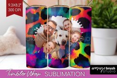 Leopard Print Photo Tumbler PNG - Animal Pattern Picture Product Image 1