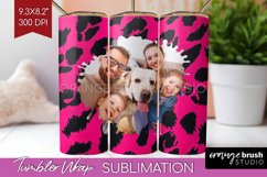 Leopard Print Photo Tumbler PNG - Animal Pattern Picture Product Image 1