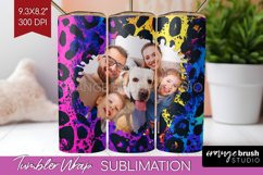 Leopard Print Photo Tumbler PNG - Animal Pattern Picture Product Image 1