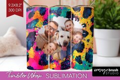 Leopard Print Photo Tumbler PNG - Animal Pattern Picture Product Image 1