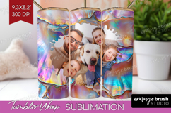 Pearl Photo Tumbler PNG - Pearl Texture Picture Tumbler Wrap Product Image 1