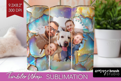 Pearl Photo Tumbler PNG - Pearl Texture Picture Tumbler Wrap Product Image 1