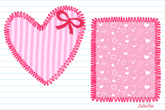 Valentine PNG, Hand Drawn Coquette Valentine Frame PNG Product Image 5