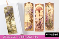 Vintage Scrapbook Bookmark Sublimation - Ephemera Bookmarks Product Image 1
