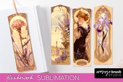 Vintage Scrapbook Bookmark Sublimation - Ephemera Bookmarks Product Image 1