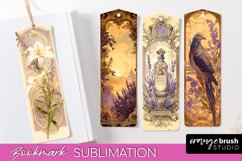 Vintage Scrapbook Bookmark Sublimation - Ephemera Bookmarks Product Image 1