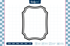 Vintage Label Frame SVG Product Image 1