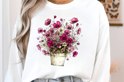 Whimsical Spring Flowres Clipart,Spring Flowres Product Image 4