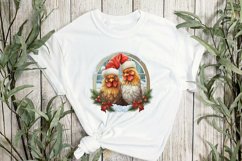 Winter Family Animals Chicken Sublimation Product Image 2