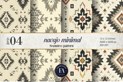 Navajo Minimal Pattern | Minimal Tribal Texture Product Image 1