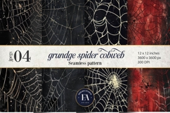 Spooky Grunge Cobweb Digital Papers |Spooky Digital Paper Product Image 1