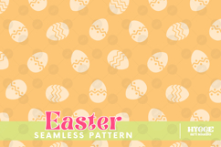 Easter Eggs Bunny Seamless Pattern PNG Sublimation Product Image 6