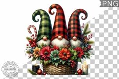Christmas Gnome Sublimation - Clipart PNG Design Product Image 1