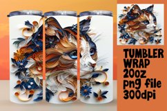 Kitty Kaleidoscope: Sublimation 20oz Tumbler Wrap Product Image 1