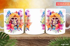 Embroidery Animals Mug | 11 oz | Sublimation Product Image 3