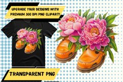 Blossom Bounty: Watercolor Floral Sublimation Product Image 1