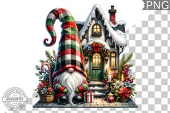 Christmas Gnome Sublimation - Clipart PNG Design Product Image 1