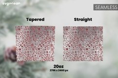 Glitter Icy Tumbler Wrap | Christmas Sublimation | PNG Product Image 2