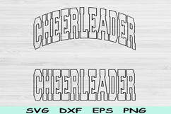 Cheerleader Svg Cut Files, Cheerleader Png, Cheer Leading Product Image 1