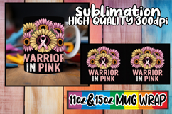 Joyful reflections 11oz 15oz sublimation wrap, Breast Cancer Product Image 1