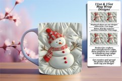 Christmas in July Snowman Mug Wrap 11oz/15oz Winter Product Image 1