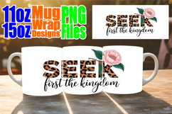 Enchanting thoughts sublimation mug wrap, Christian Product Image 1