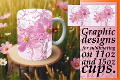 Lily Oasis: Sublimation Art Mug Wrap 11oz 15oz Product Image 1