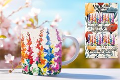 Elegant Floral Mug Wraps: Whimsical Spring Patterns Product Image 1