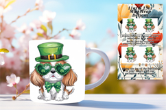 Cute 15oz Mug Wrap Png Artwork , St Patrick Product Image 1