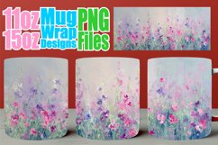 11oz 15oz Springtime Flower Mug Wraps - Fresh Picks Product Image 1