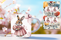 FRESH PNG for 11oz Mug Wrap , Easter Bunny Product Image 1