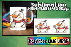 Sweet memories 11oz 15oz sublimation wrap, Funny Santa Product Image 1