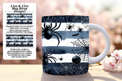 Colorful 11oz Mug Wrap Png Design , Halloween Product Image 1